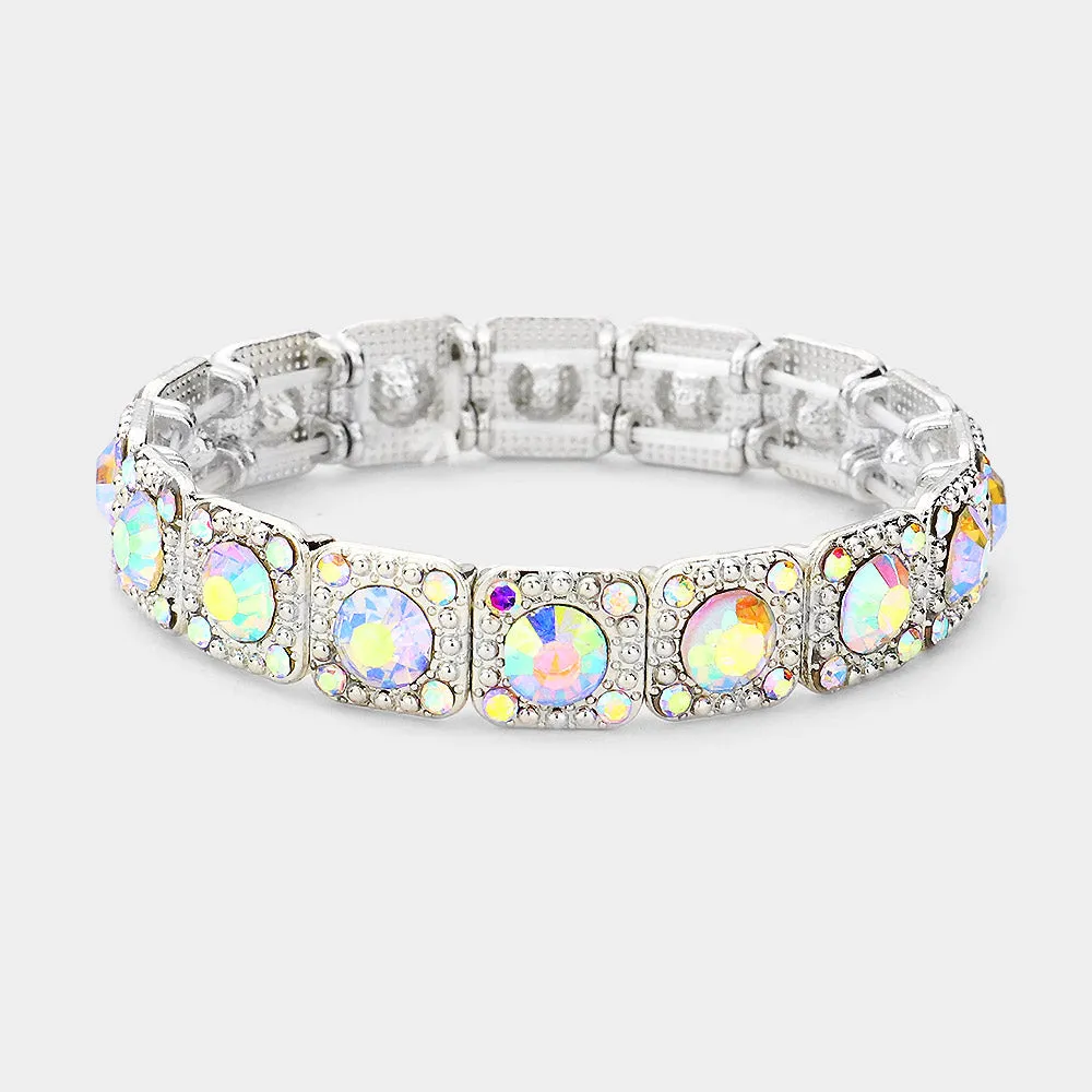 RAYA - AB & Clear 4 Piece Rhinestone Set