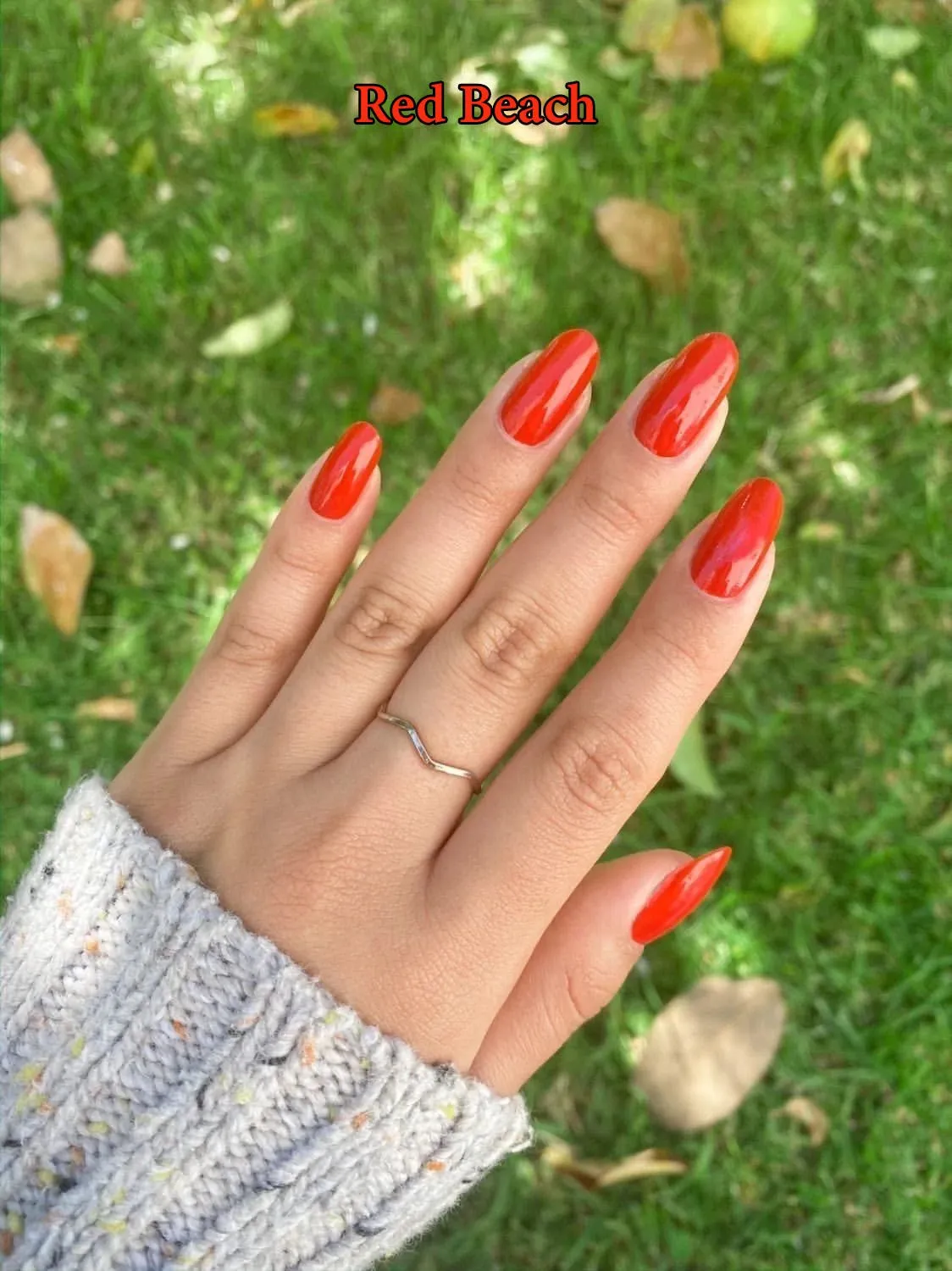 Red 3 Piece Nail Set