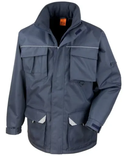 Result Workguard Sabre Padded Long Work Coat (Wind & Waterproof) -  R301X