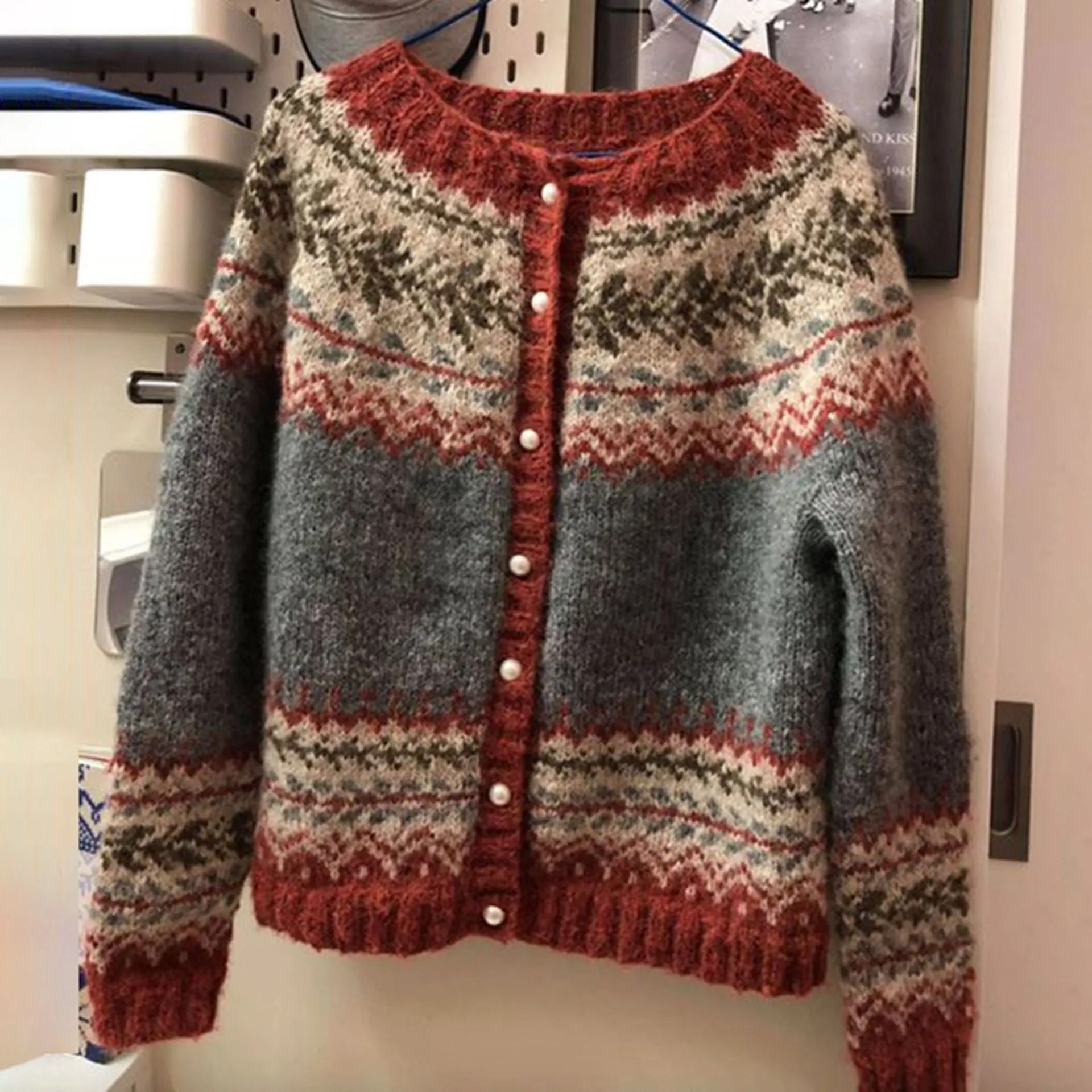 Retro Cardigan for Cold Days