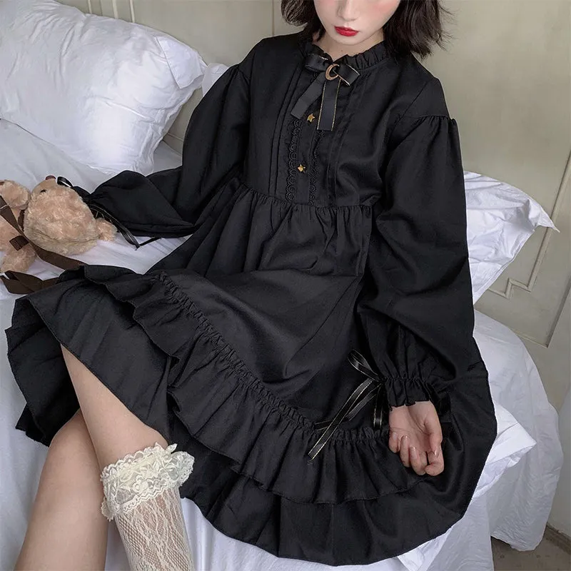 Retro dark dress yc22991