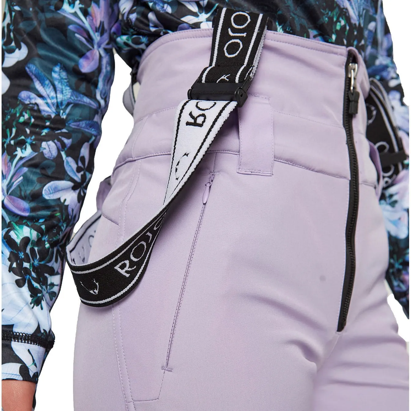 Rojo Soft Shell High Rise Pants Womens Purple Rose