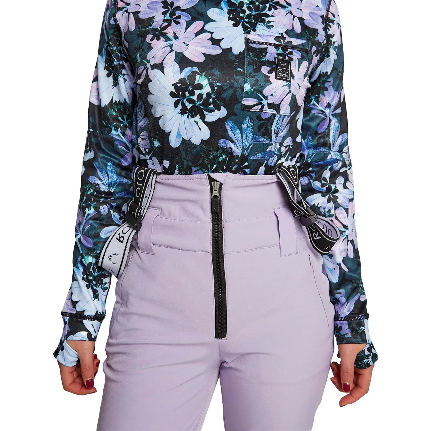 Rojo Soft Shell High Rise Pants Womens Purple Rose