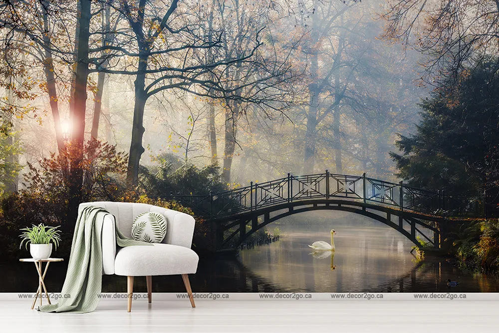 Romantic Bridge Wallpaper Mural