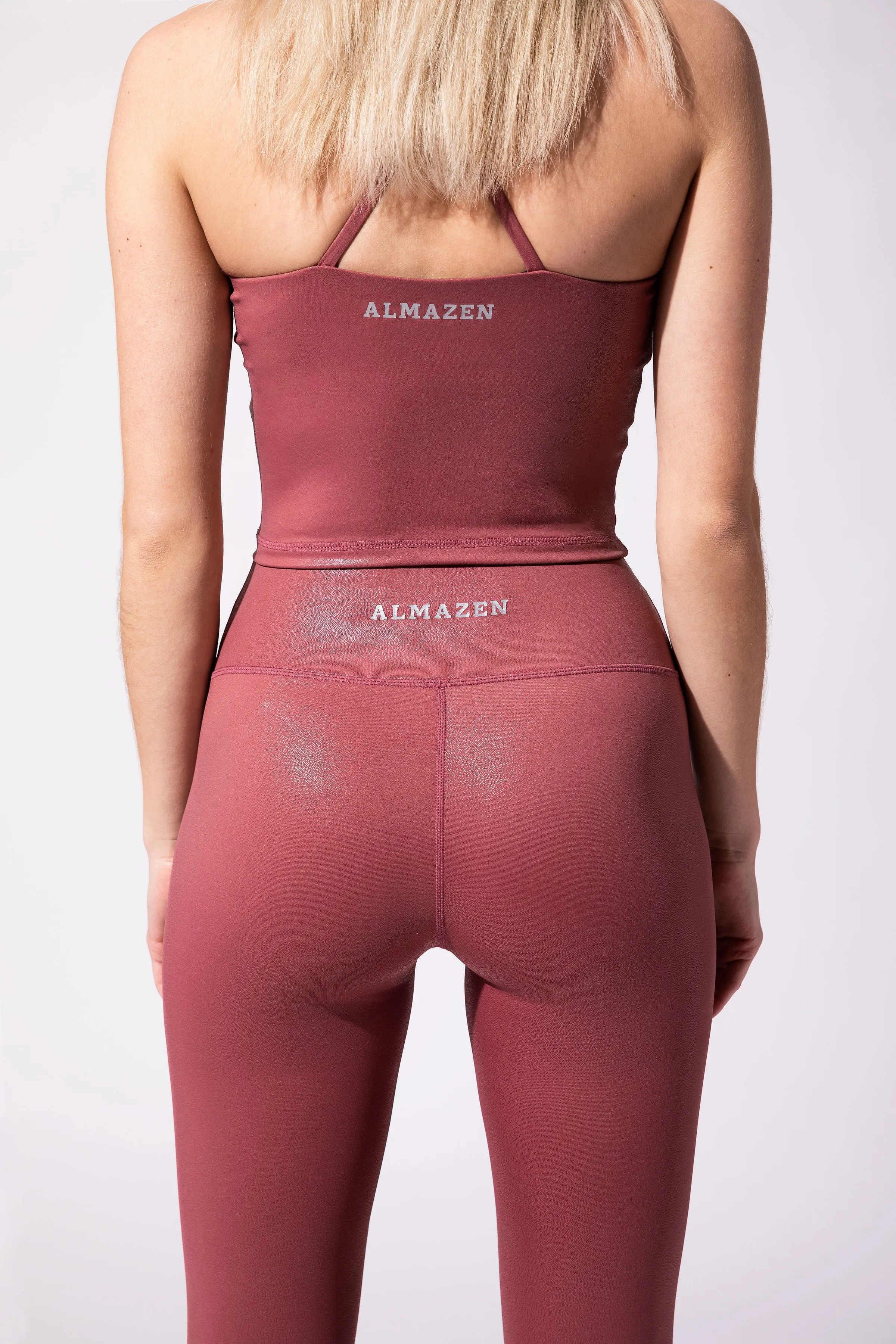 Rose Gloss Mirage Cropped tank