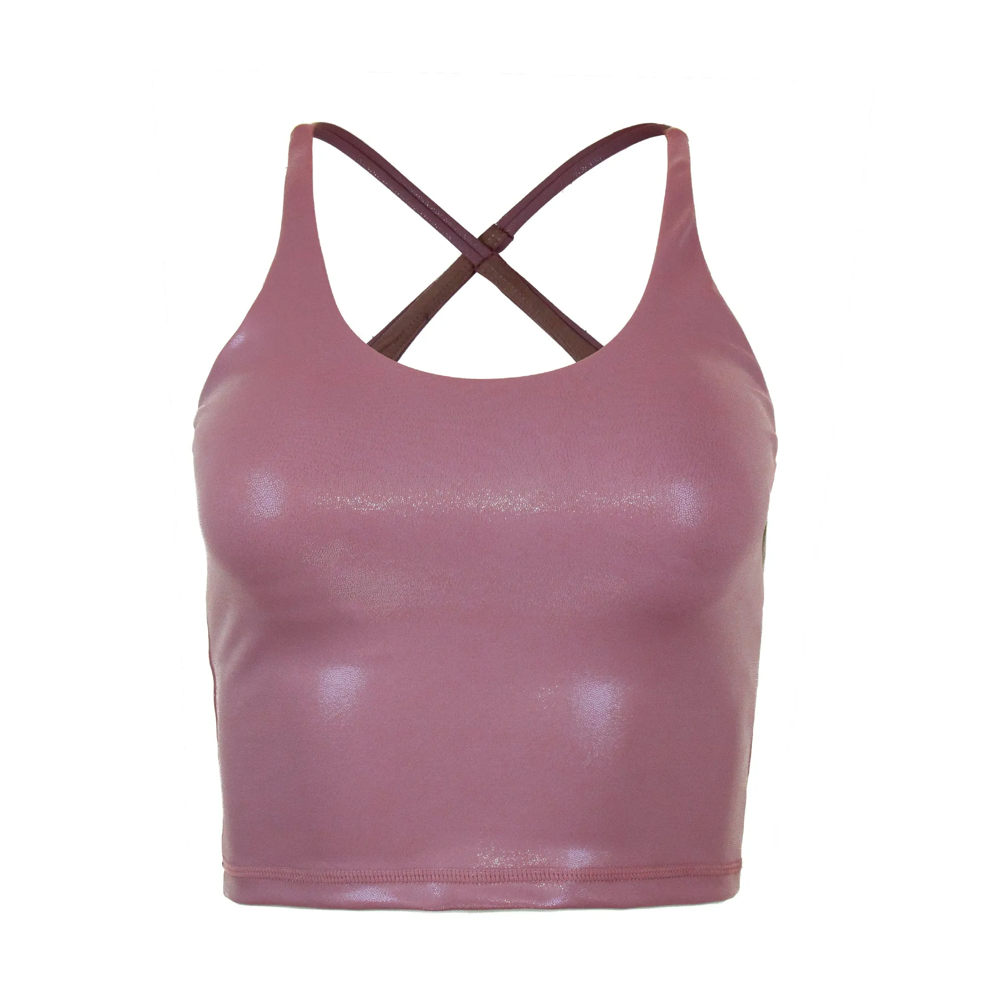 Rose Gloss Mirage Cropped tank