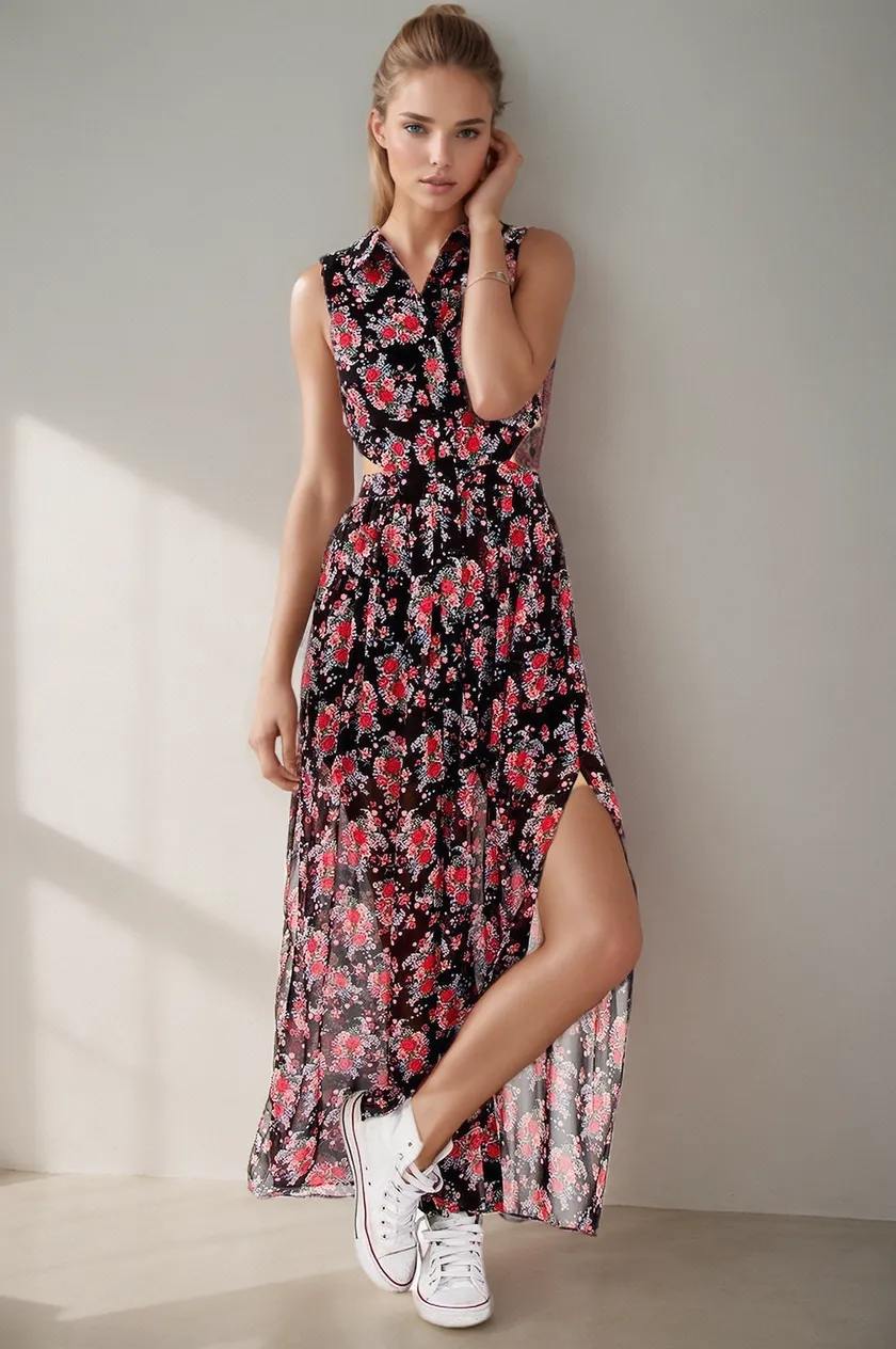 Rosebud Maxi Dress