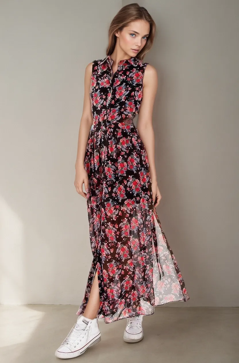 Rosebud Maxi Dress