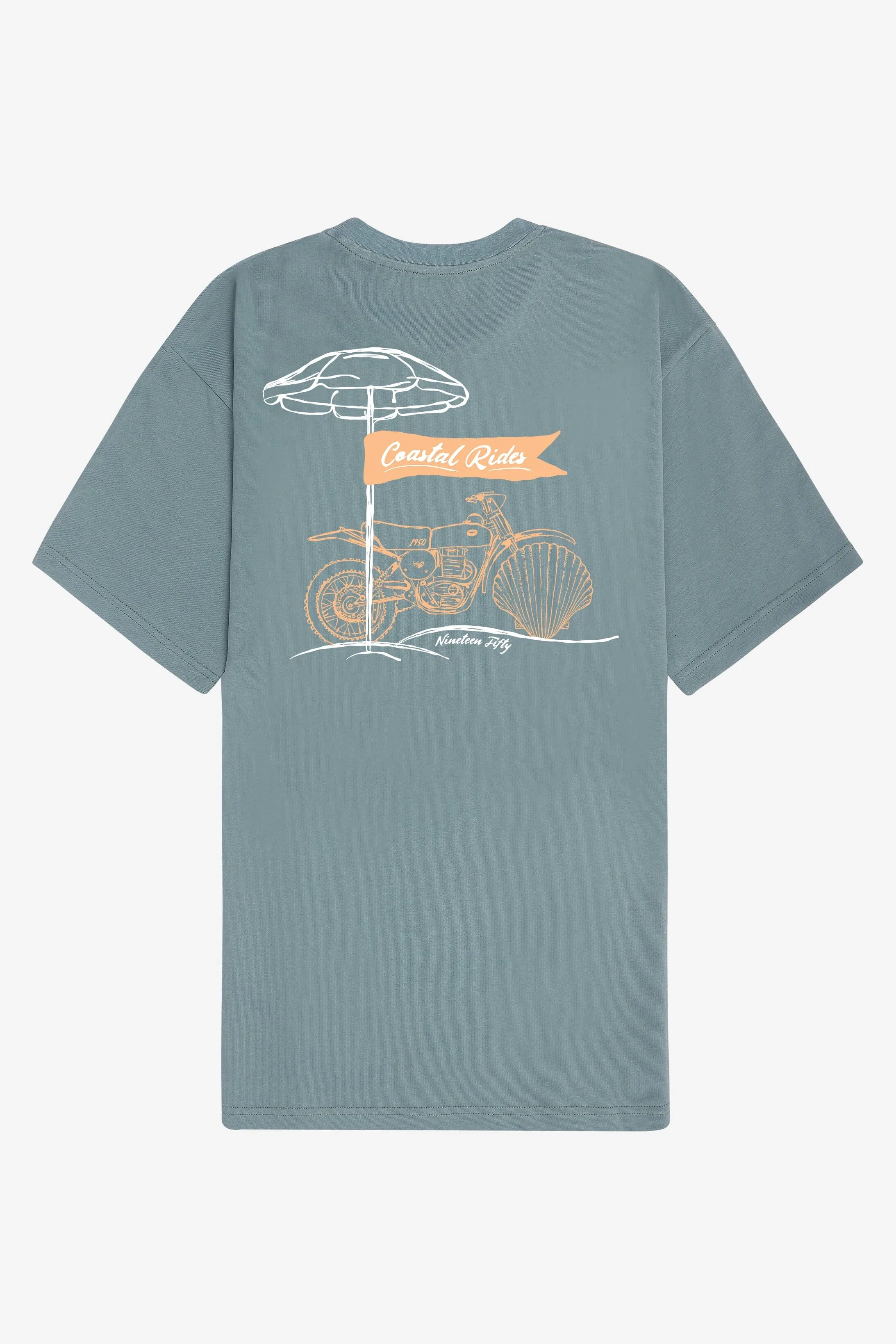 Sand Rider Oversized T-Shirt - Blue