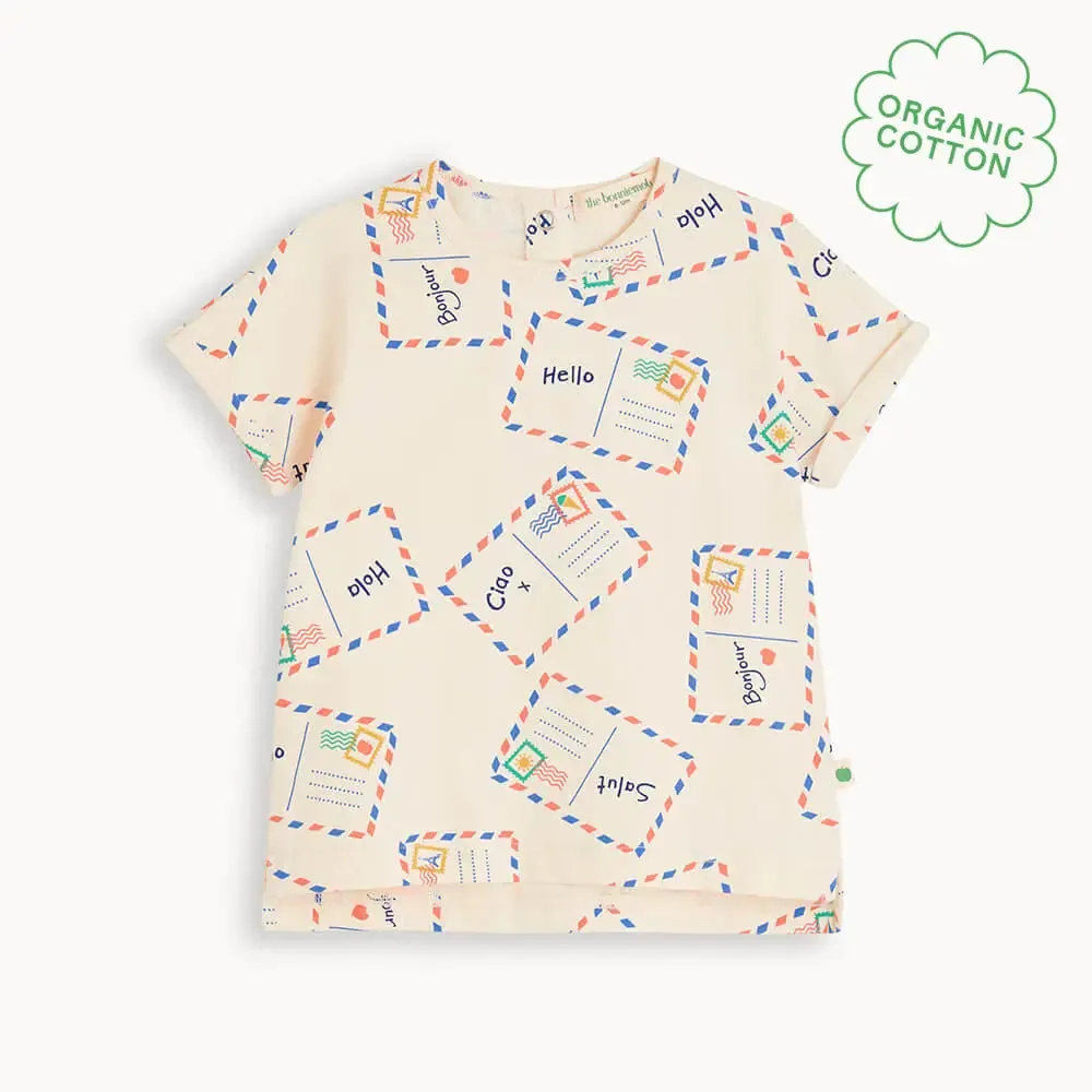 Santorini - Postcard Jersey Baby & Kids T-Shirt