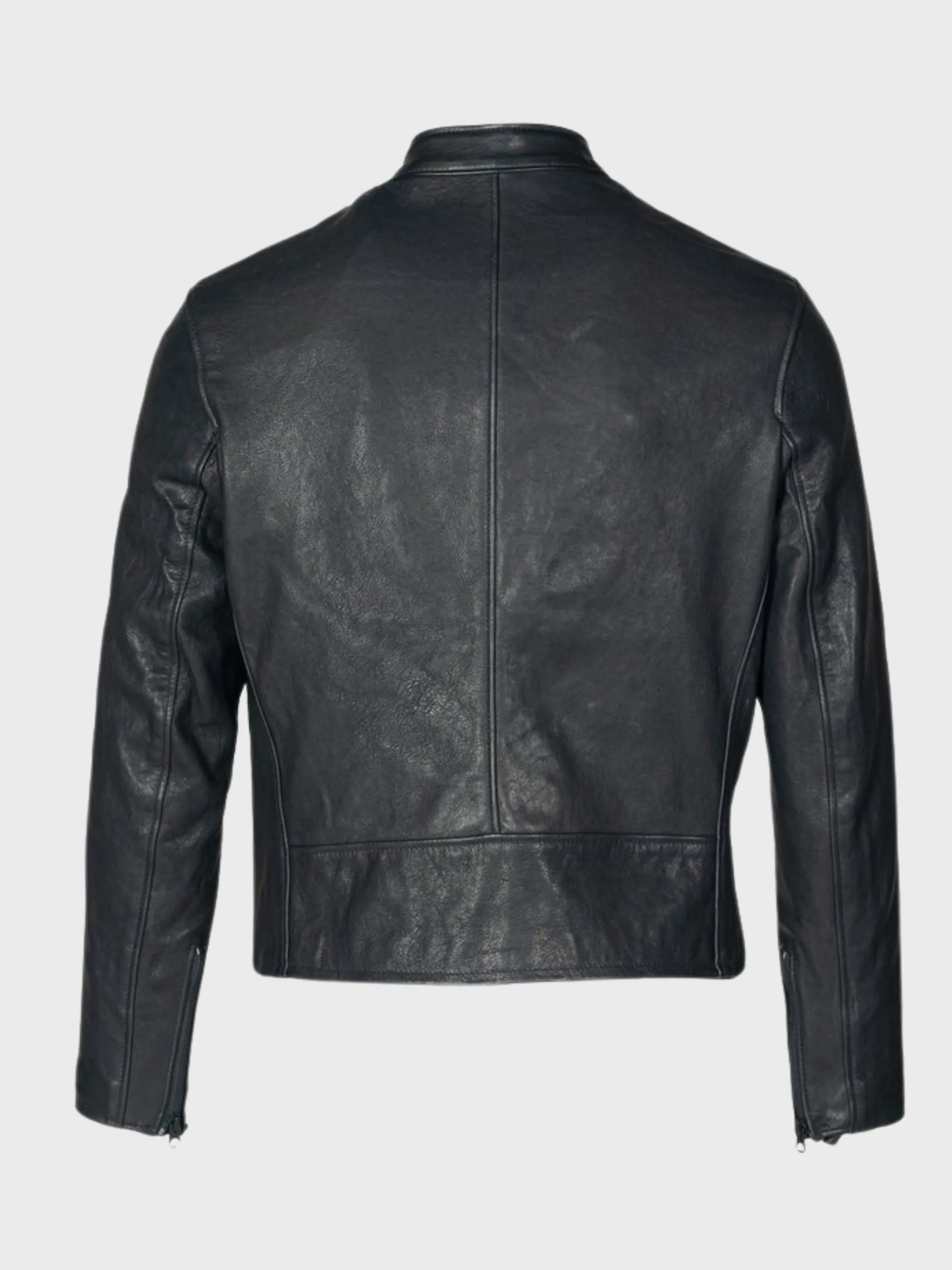 Schott Perfecto Cafe Racer Leather Jacket Black