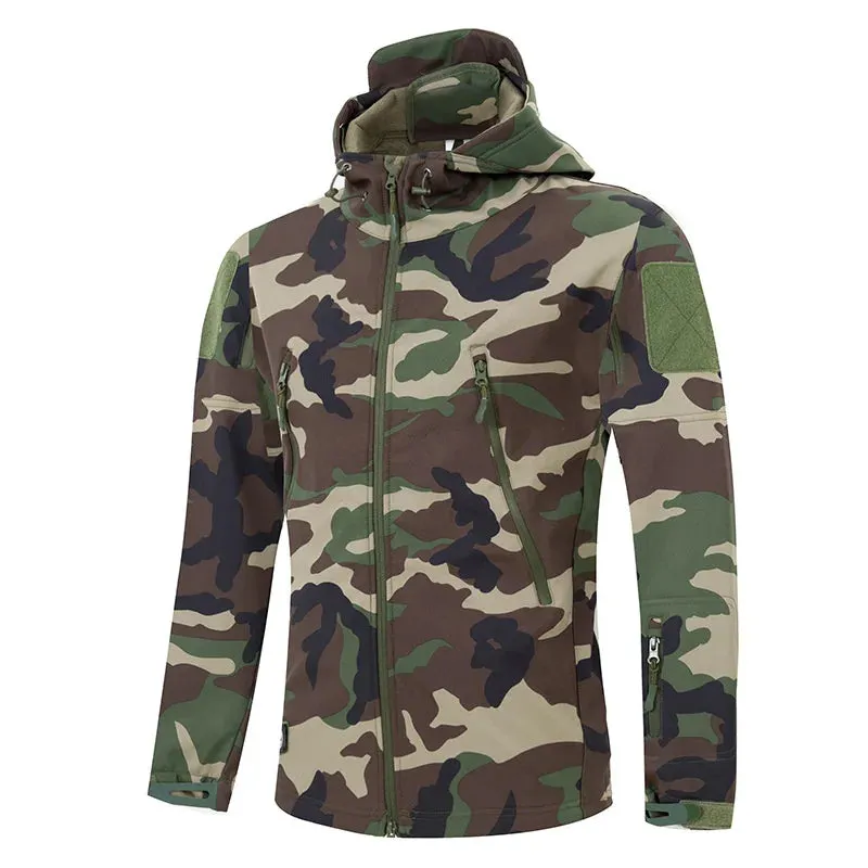 Shark Skin Soft Shell Tactical Jacket - Men's Outdoor Windbreaker