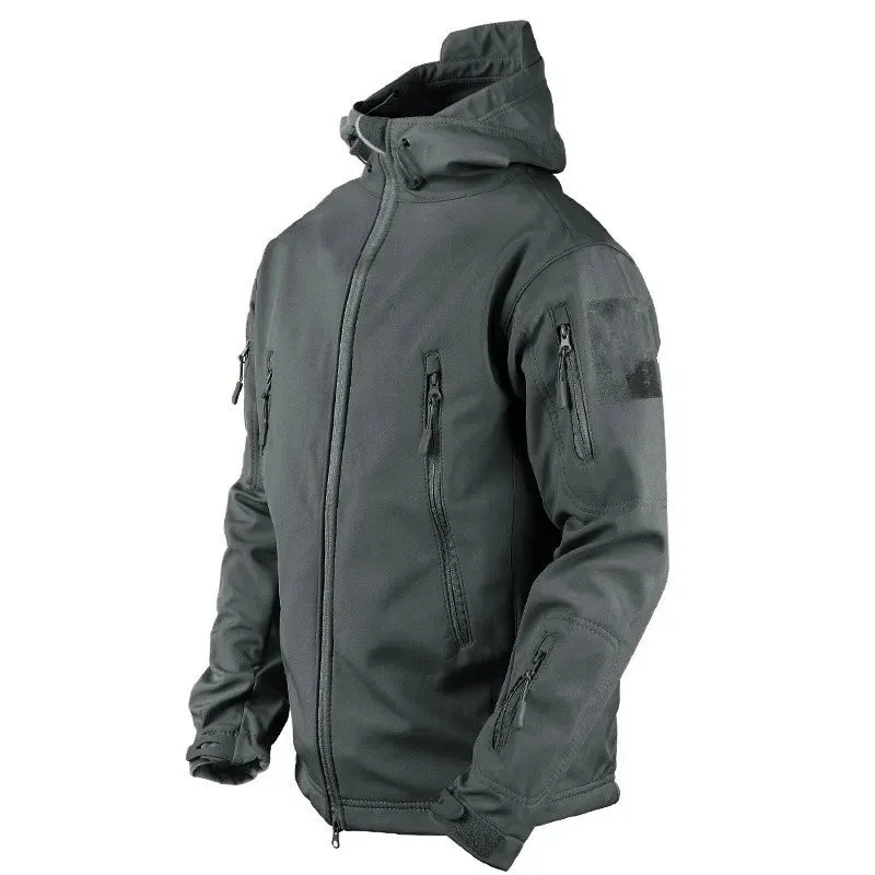 Shark Skin Soft Shell Tactical Jacket - Men's Outdoor Windbreaker