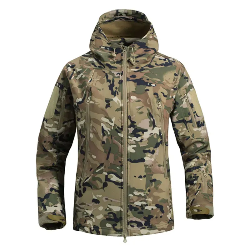 Shark Skin Soft Shell Tactical Jacket - Men's Outdoor Windbreaker