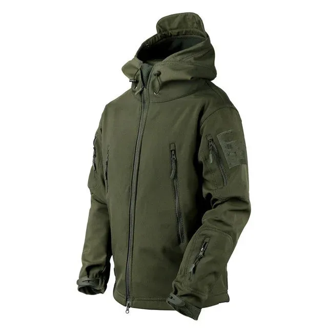 Shark Skin Soft Shell Tactical Jacket - Men's Outdoor Windbreaker