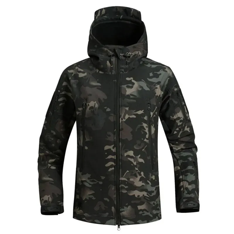 Shark Skin Soft Shell Tactical Jacket - Men's Outdoor Windbreaker