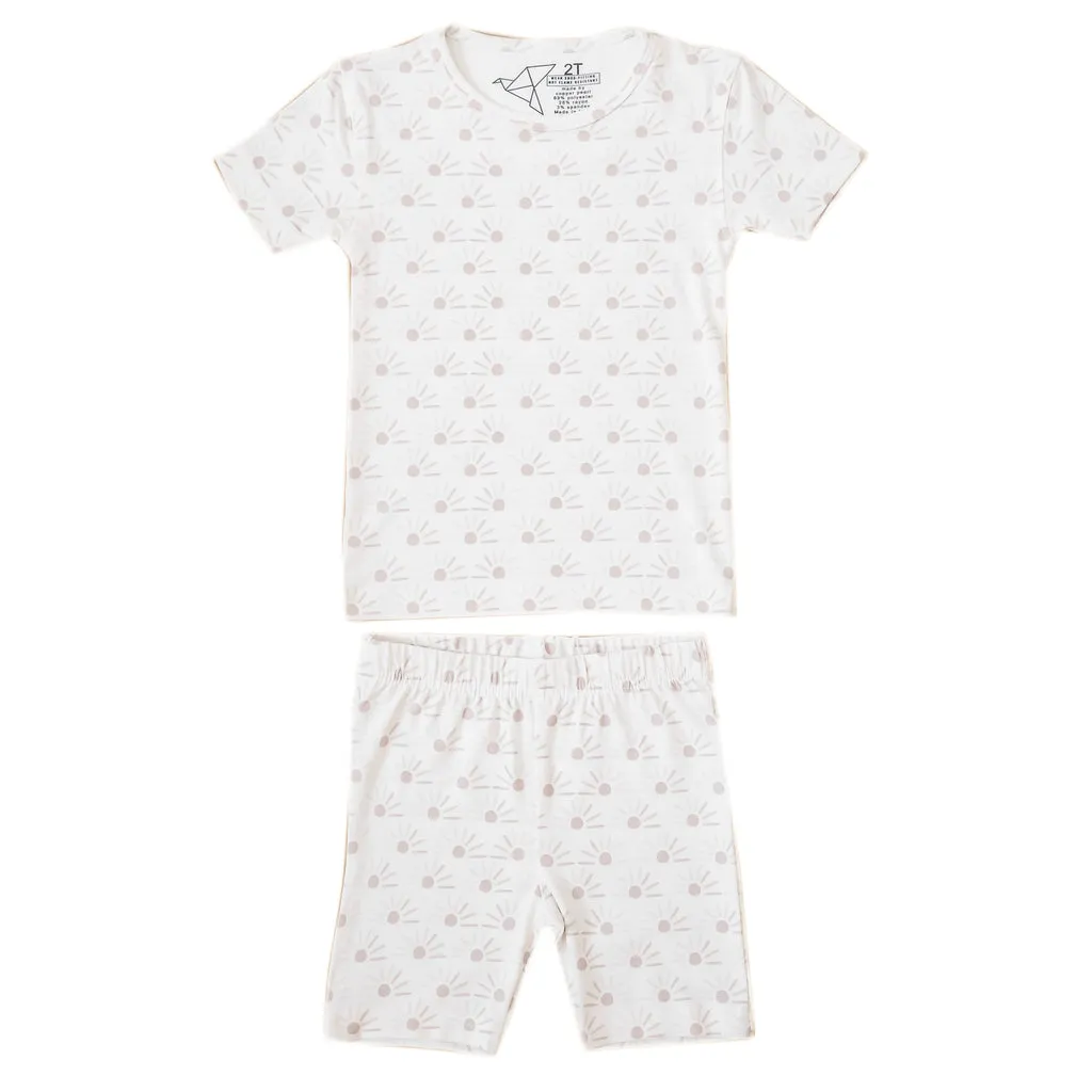 Shine Two Piece Short Sleeve Pajama Set