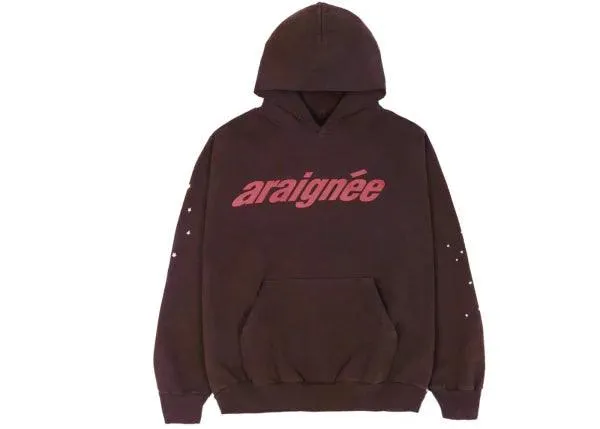 Sp5der Araignee Brown Hoodie