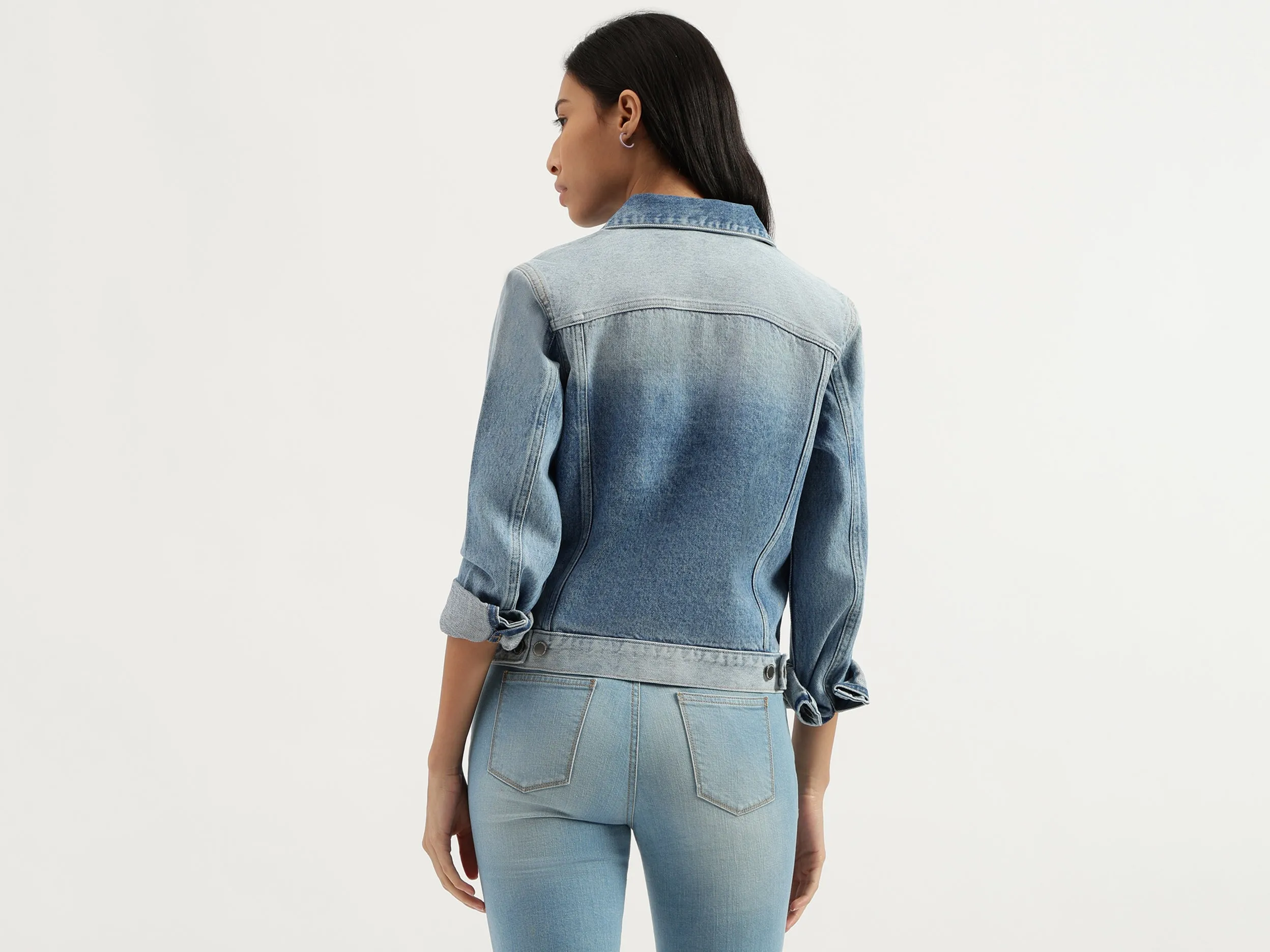 Spread Collar Solid Jackets