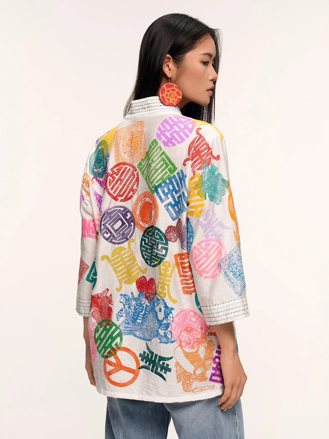 Stamp Fever Blouse