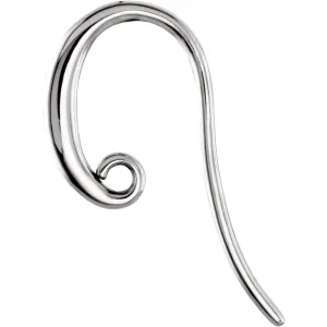 Sterling Silver French Ear Wire with Ring