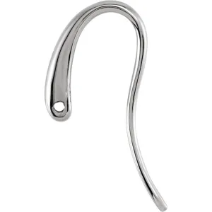 Sterling Silver French Ear Wire with Ring