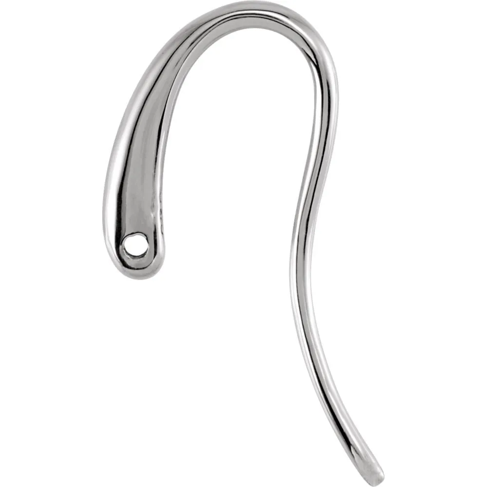 Sterling Silver French Ear Wire with Ring