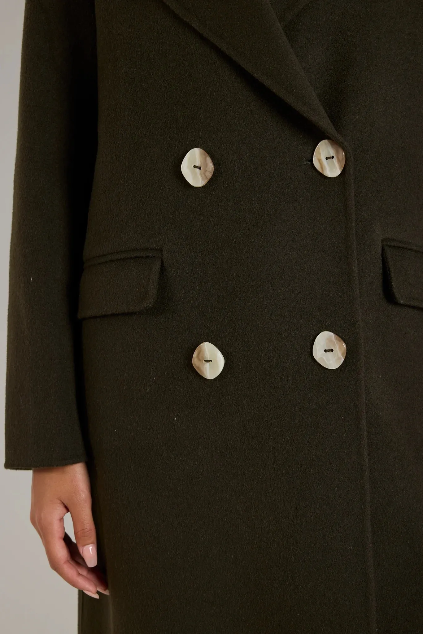 Stockholm Wool Coat Khaki
