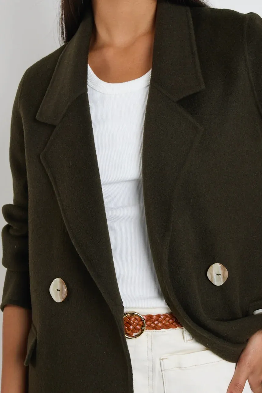 Stockholm Wool Coat Khaki