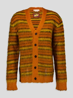 Striped V-Neck Cardigan