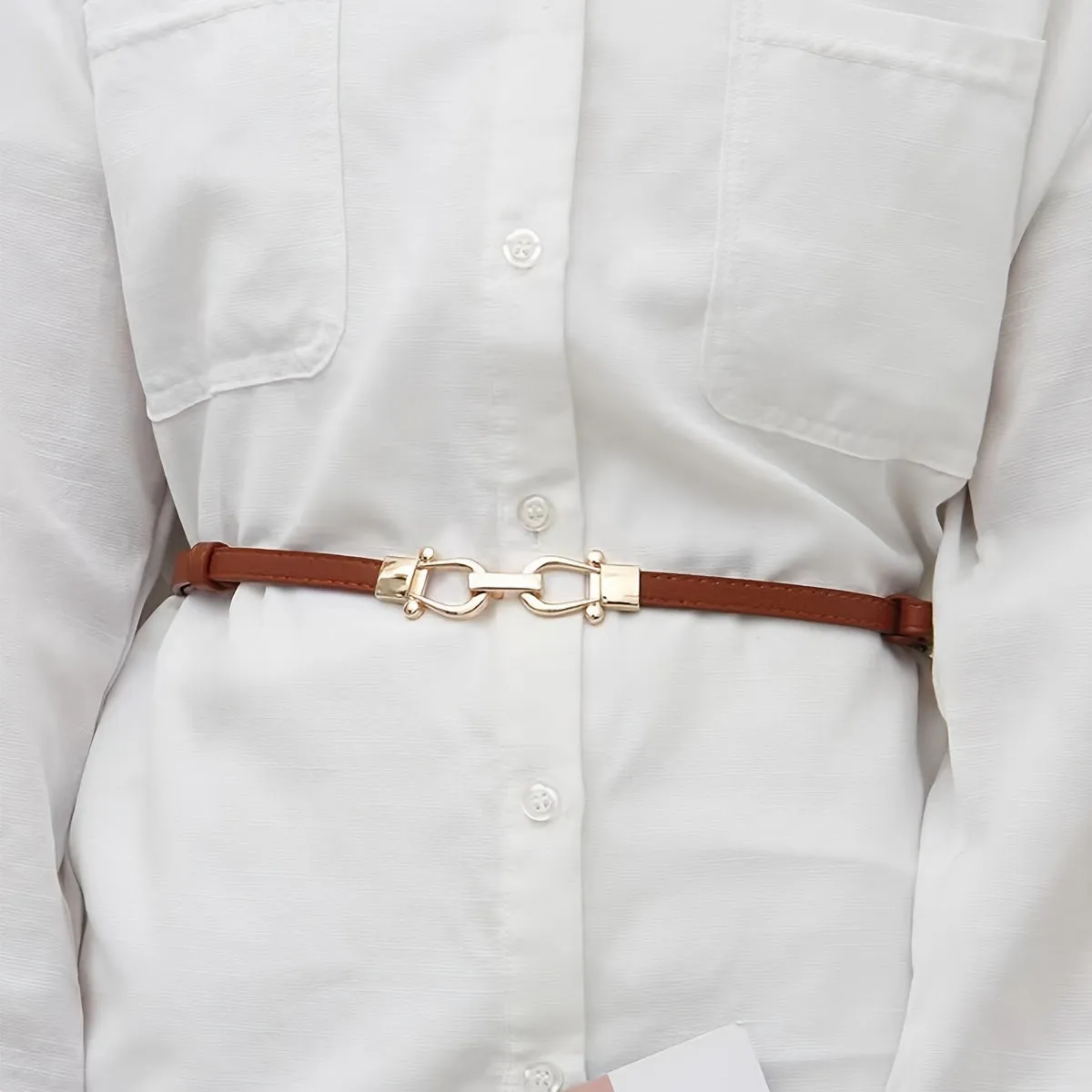 Stylish Thin Waist Chain Belt for Women