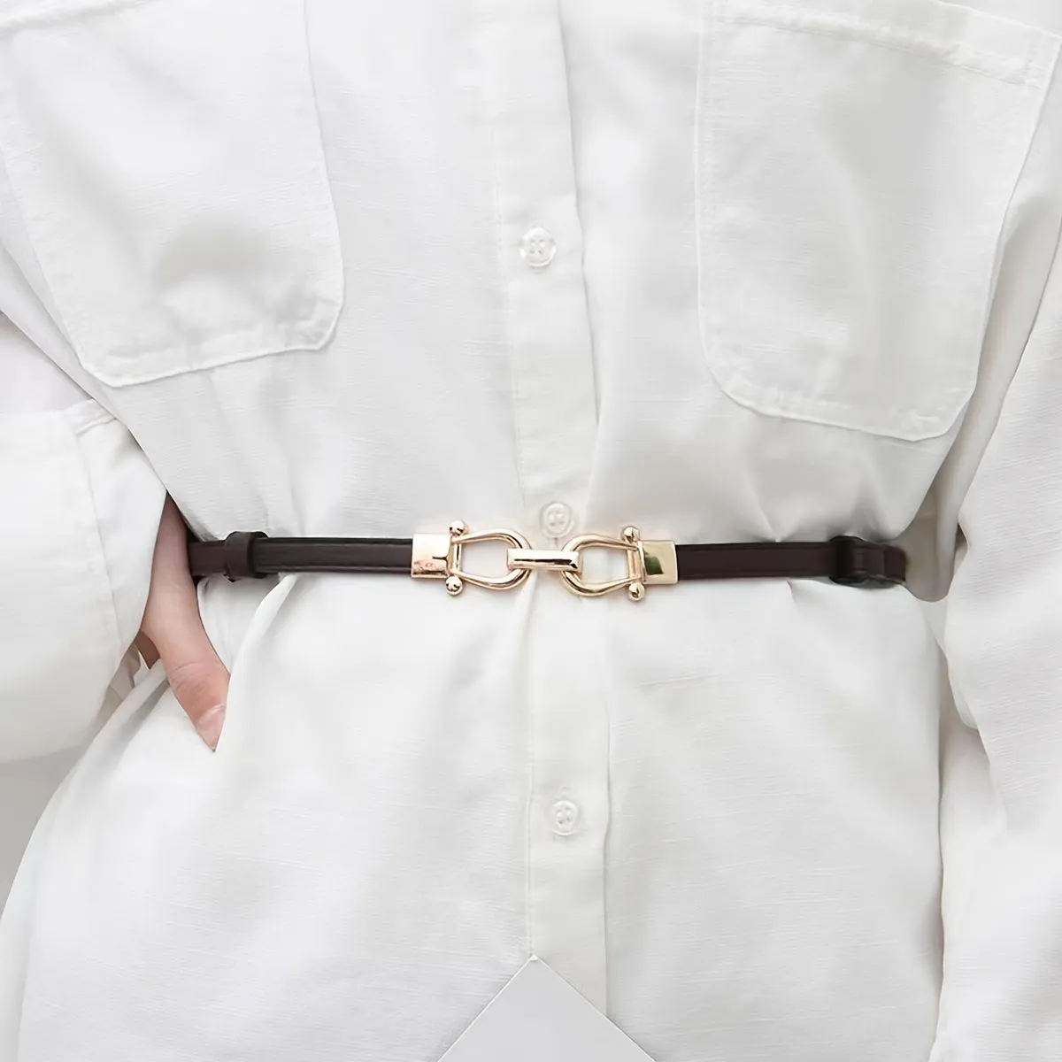Stylish Thin Waist Chain Belt for Women