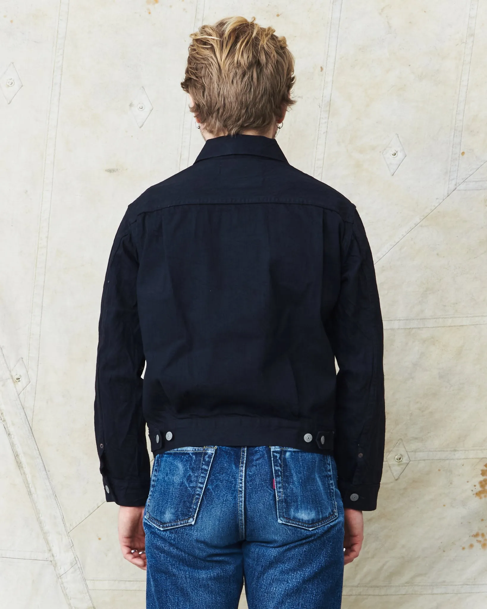 Sugar Cane & Co. 1953 Type 2 Jacket 13 Oz Black Denim SC14601