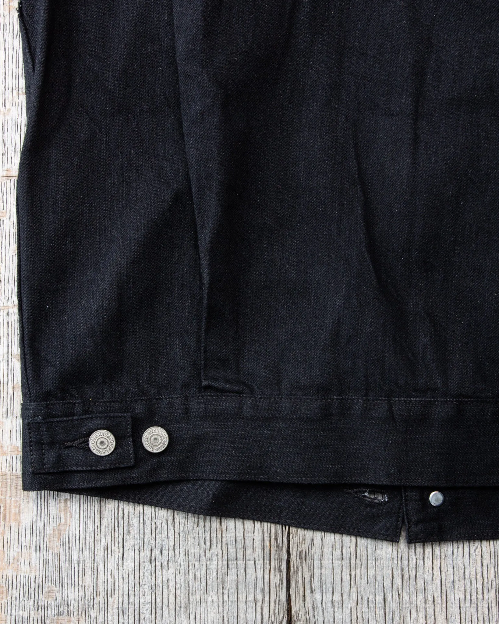 Sugar Cane & Co. 1953 Type 2 Jacket 13 Oz Black Denim SC14601