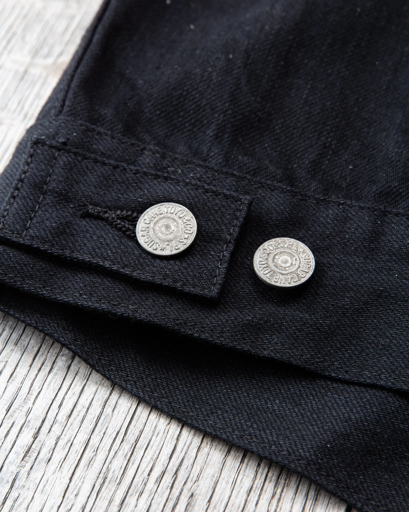 Sugar Cane & Co. 1953 Type 2 Jacket 13 Oz Black Denim SC14601