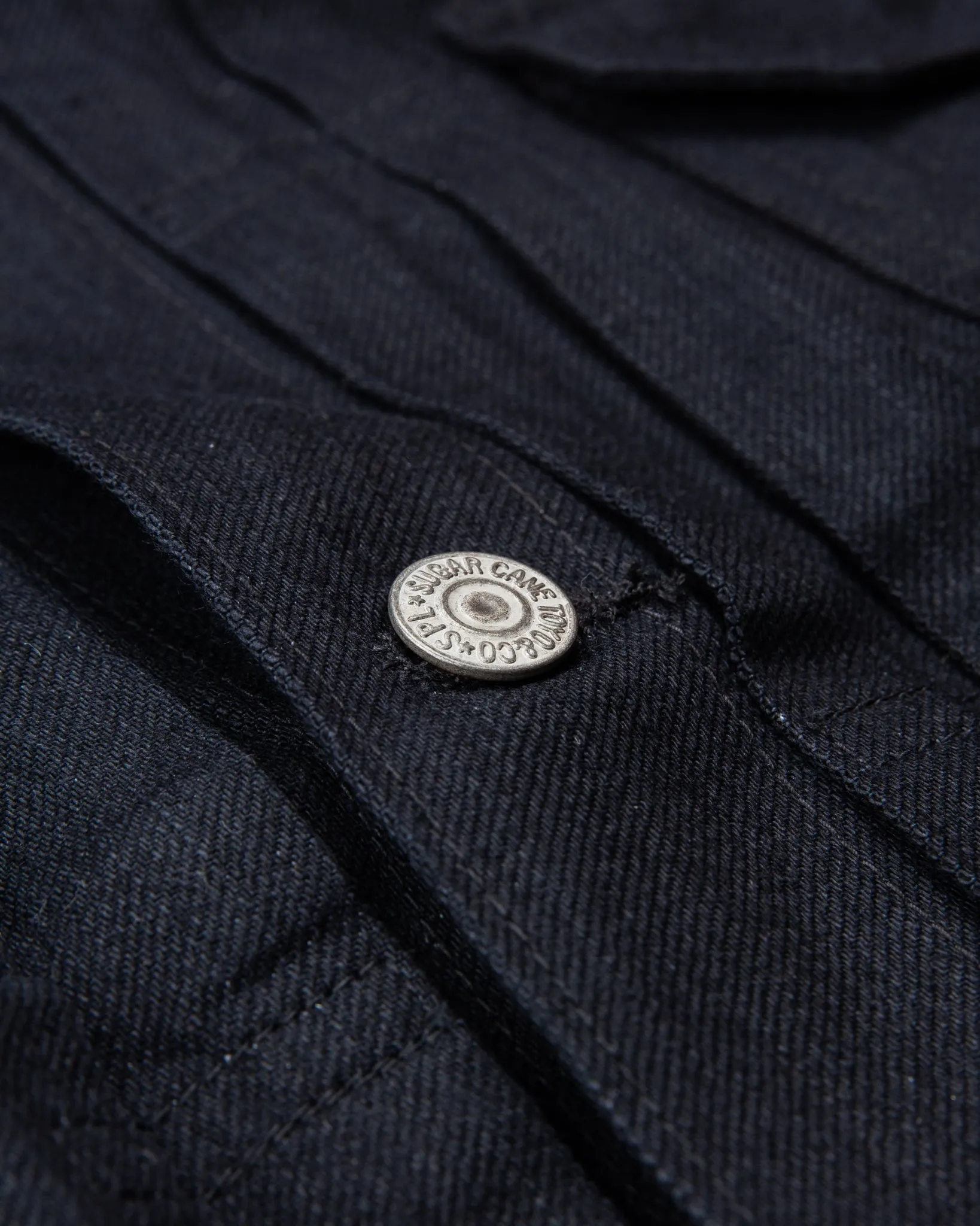 Sugar Cane & Co. 1953 Type 2 Jacket 13 Oz Black Denim SC14601