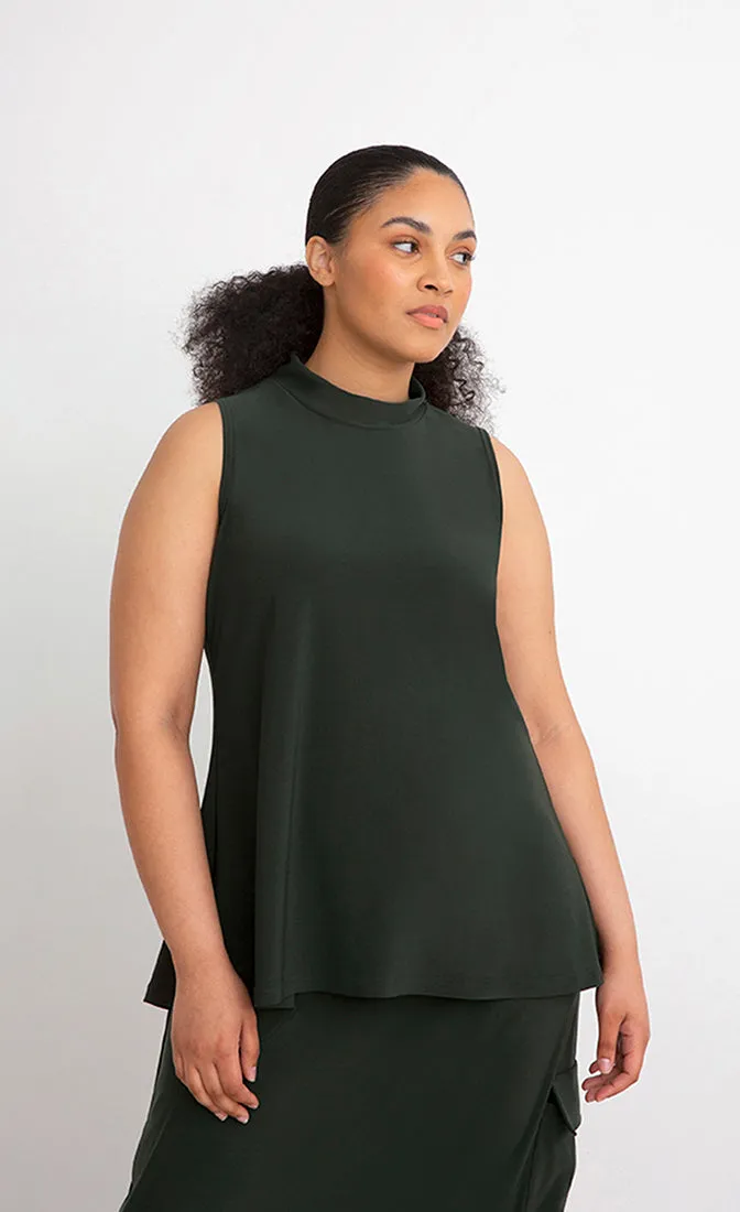 Sympli Mock Neck Tank