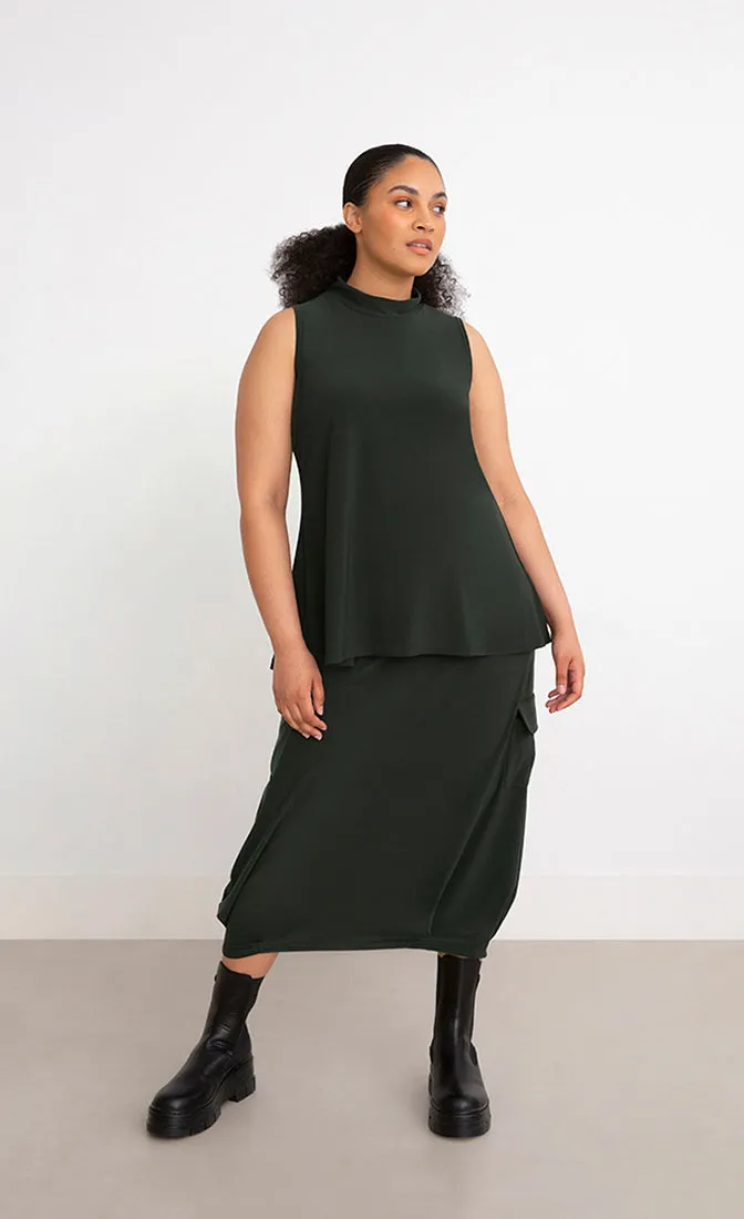 Sympli Mock Neck Tank
