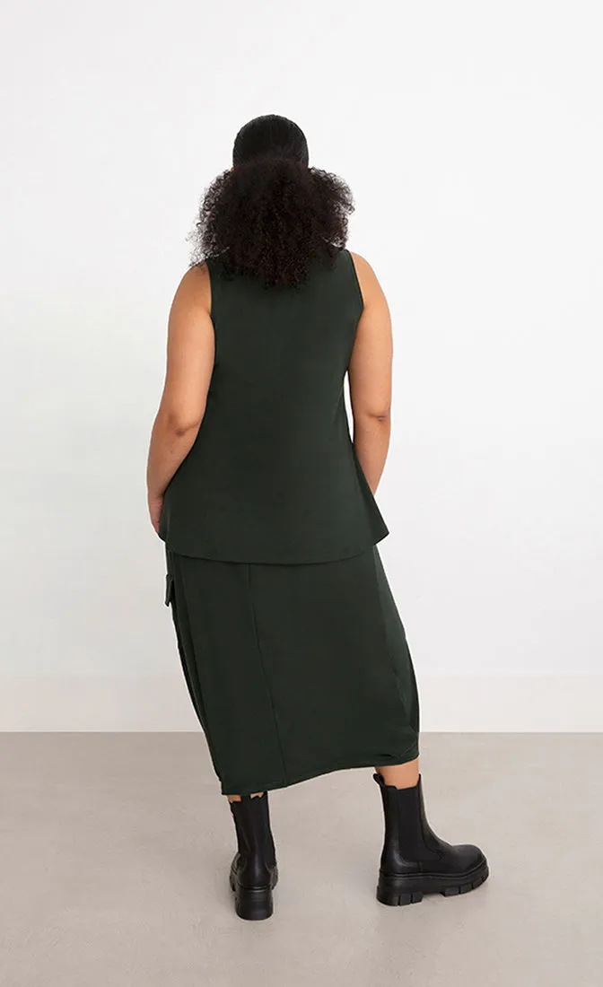 Sympli Mock Neck Tank