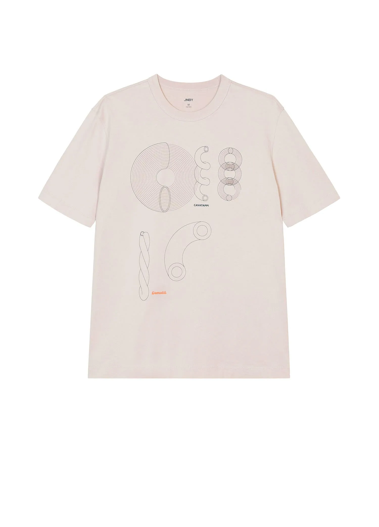 T-Shirt / JNBY Short Sleeve Simple Print T-Shirt (100% Cotton)