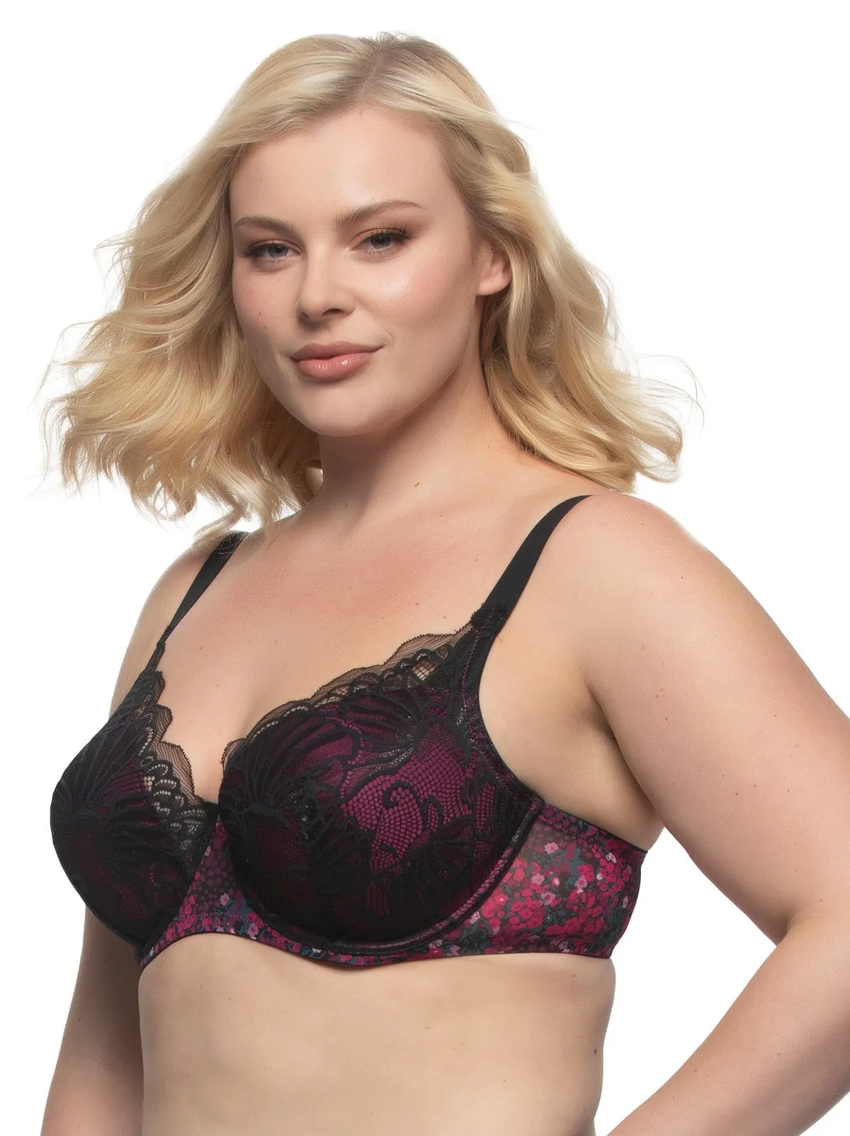 Tempting Plush All Over Lace Underwire Bra