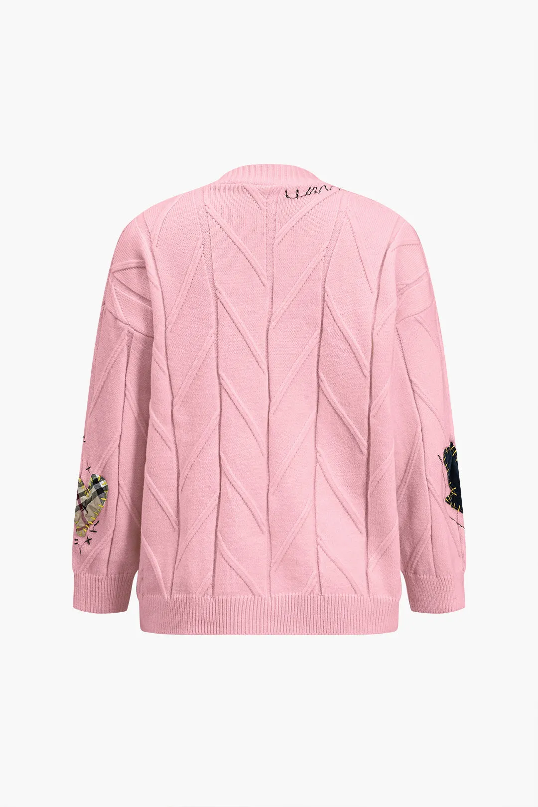 Teresa - Stylish Letter Embroidery Woman's Sweater Cardigan