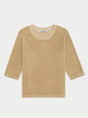 The Corfu Elbow Sleeve Crew in Terry