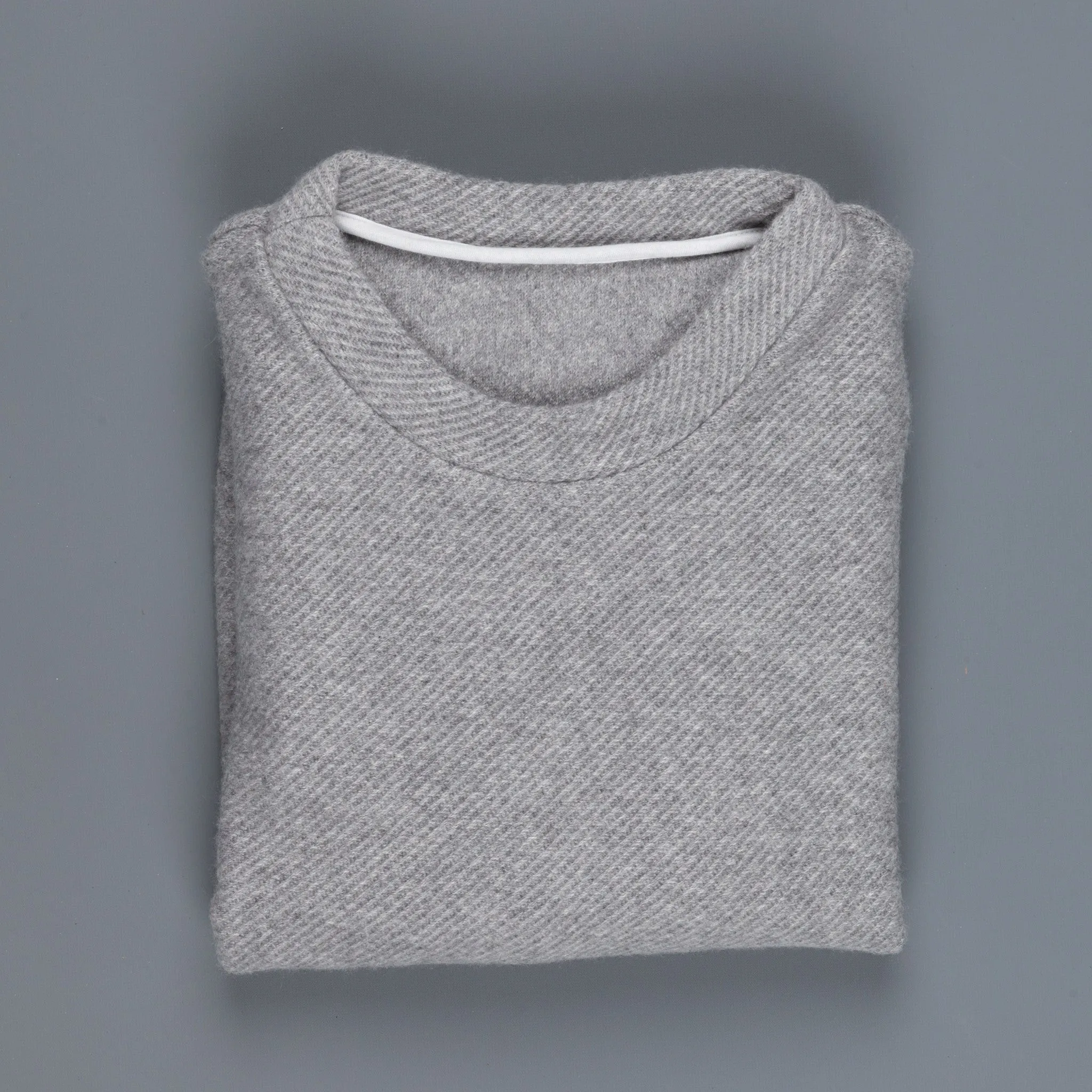 The Elder Statesman Herring Crew Light Grey
