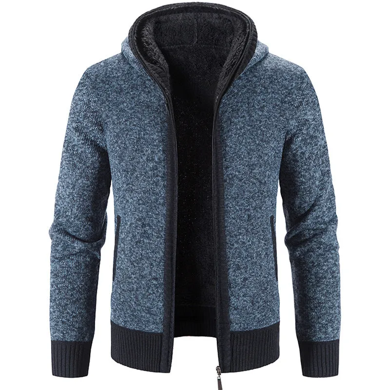 Thick Knitted Cardigan for Autumn & Winter
