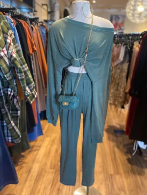 Tied Jogger Set