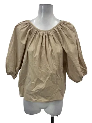 Toffee Puff Sleeve Top