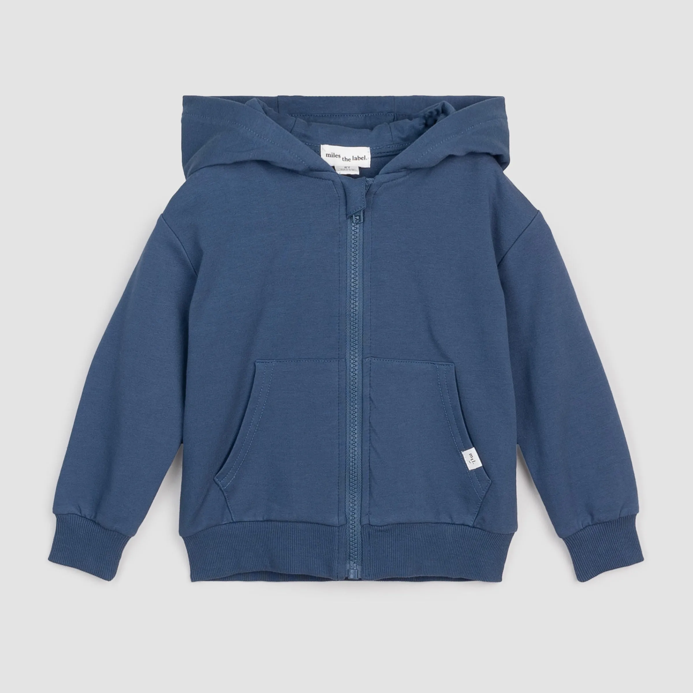 Veste à capuche bleu « Miles Basiques »