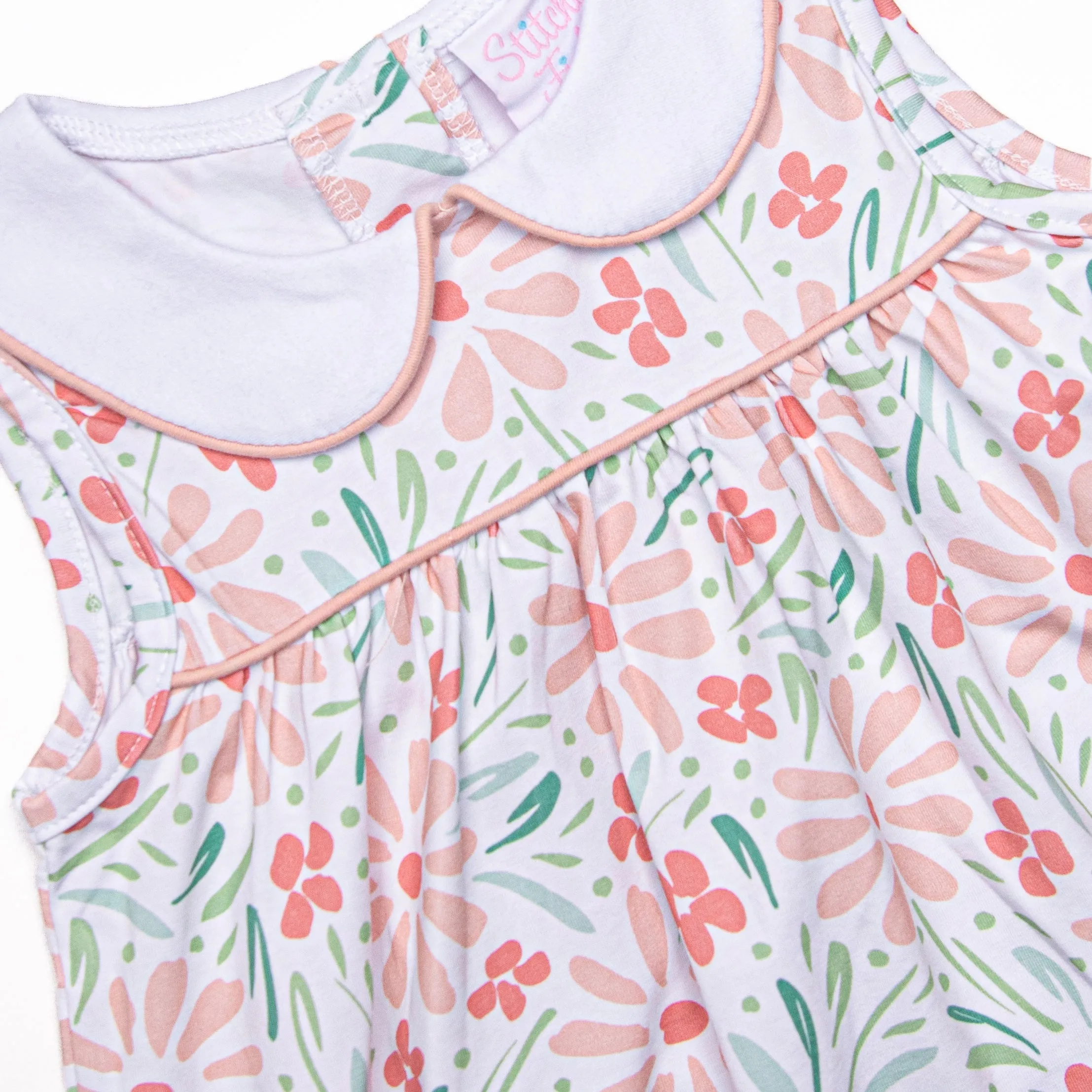 Vines in Venice Dress, Pink