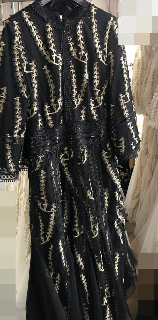 Vogue Flower Embroidery Short Party Dinner Dresses